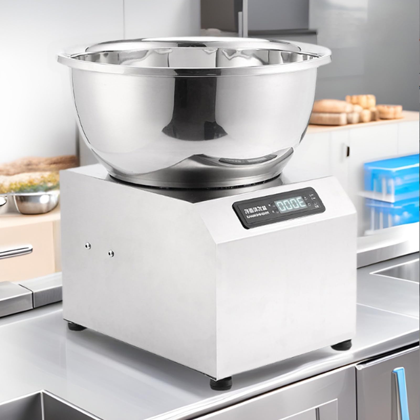 Pétrin à spirale électrique 8KG en acier inoxydable avec minuterie pour pizzeria