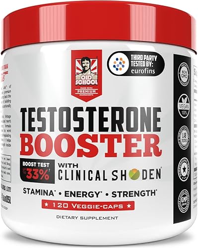 Miniatura 11 de Old School Labs Suplemento de testosterona para hombres – Turkesterona 1500 mg de potencia máxima + Tongkat Ali y BioPerine® – Crecimiento muscular,