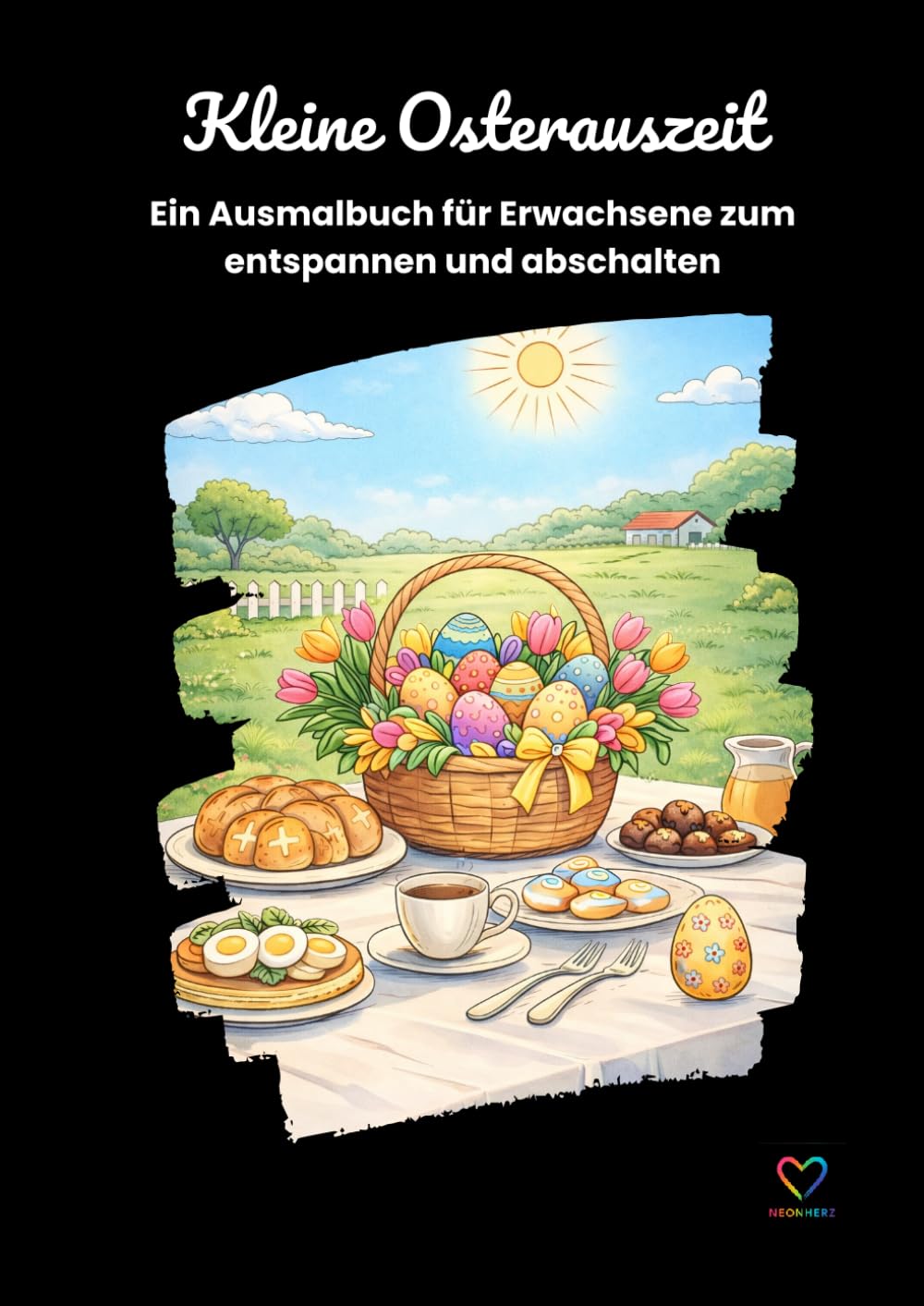 Kleine Osterauszeit: Ein Ausmalbuch für Erwachsene zum entspannen und abschalten