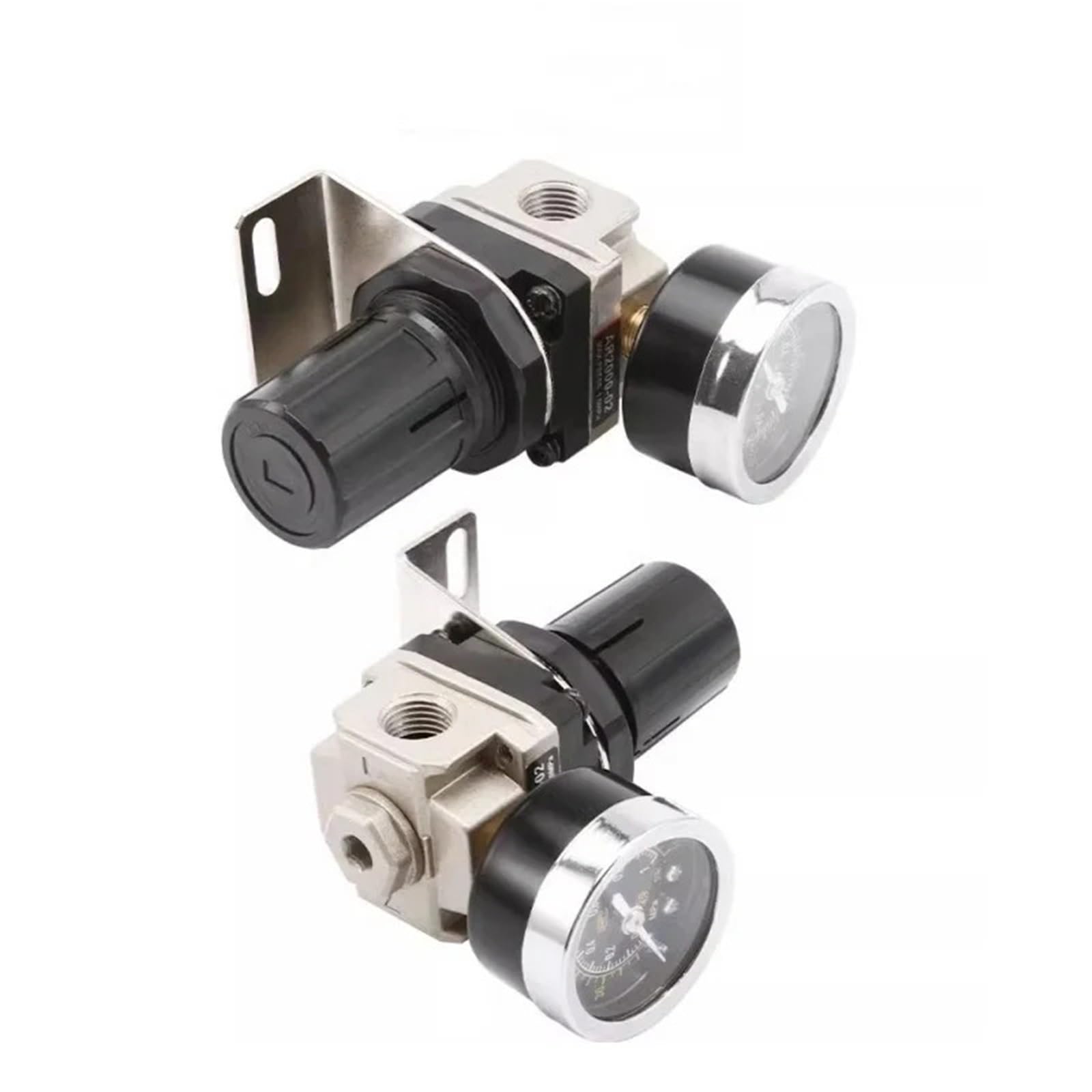 AR2000-02 Regolatore di pressione G1/4 pollici Valvola di regolazione for unità pneumatiche di trattamento dell'aria 1 pezzo(AR2000-02 PC8-02)