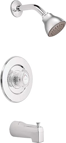 Moen T471EP Chateau - Kit de moldura de ducha de rendimiento ecológico, requiere válvula, cromado