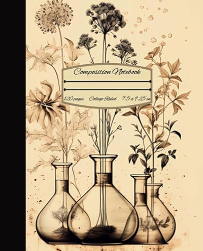 Composition Notebook College Ruled: Vintage Aesthetic Science Lab Tools Illustration Volume #1, Writing Journal for College, Work, School, Drawing &amp; ... Science Lab Tools Illustration Series)