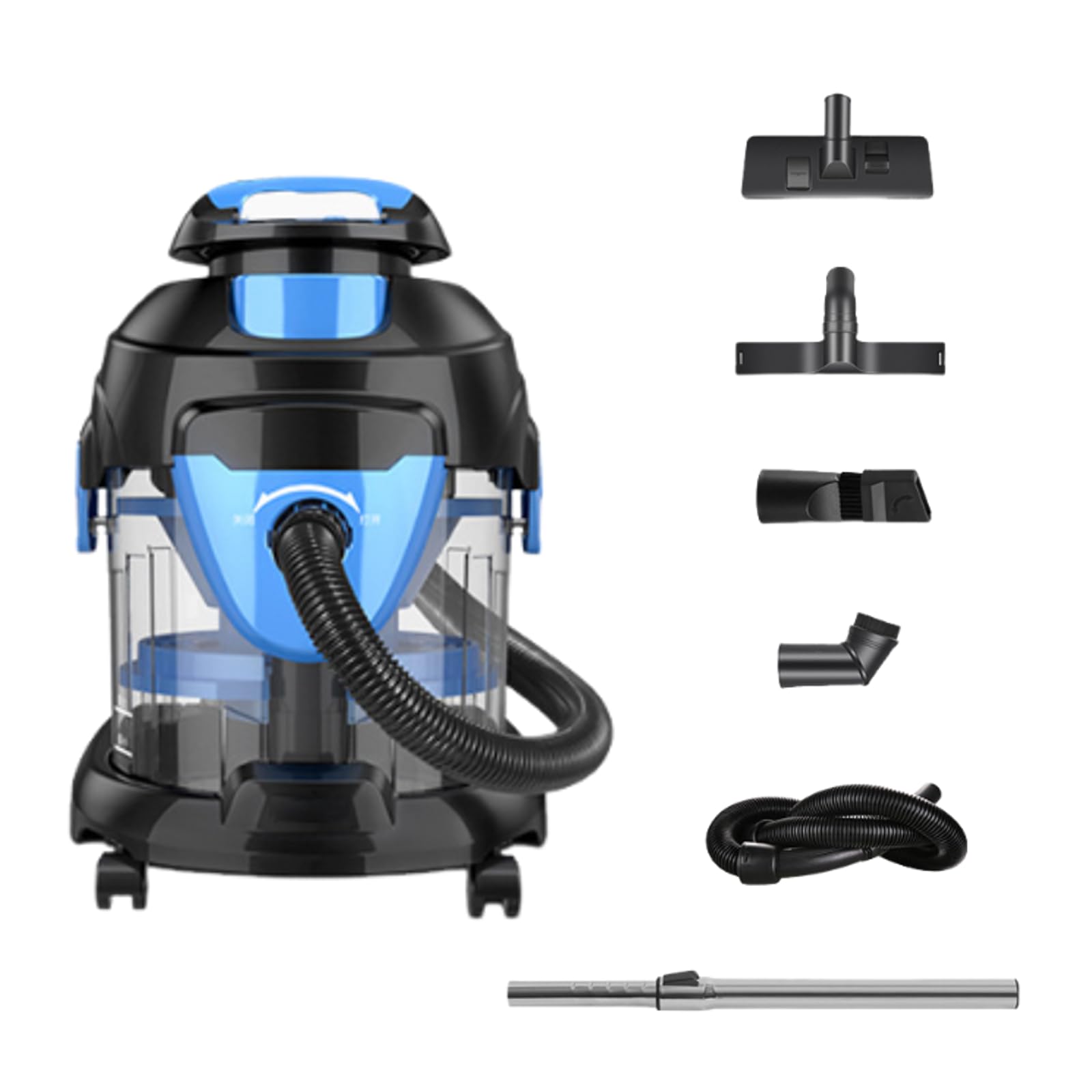 Aspiradora Industrial, 1500W Aspiradora De Agua Y En Seco Con Depósito 15L