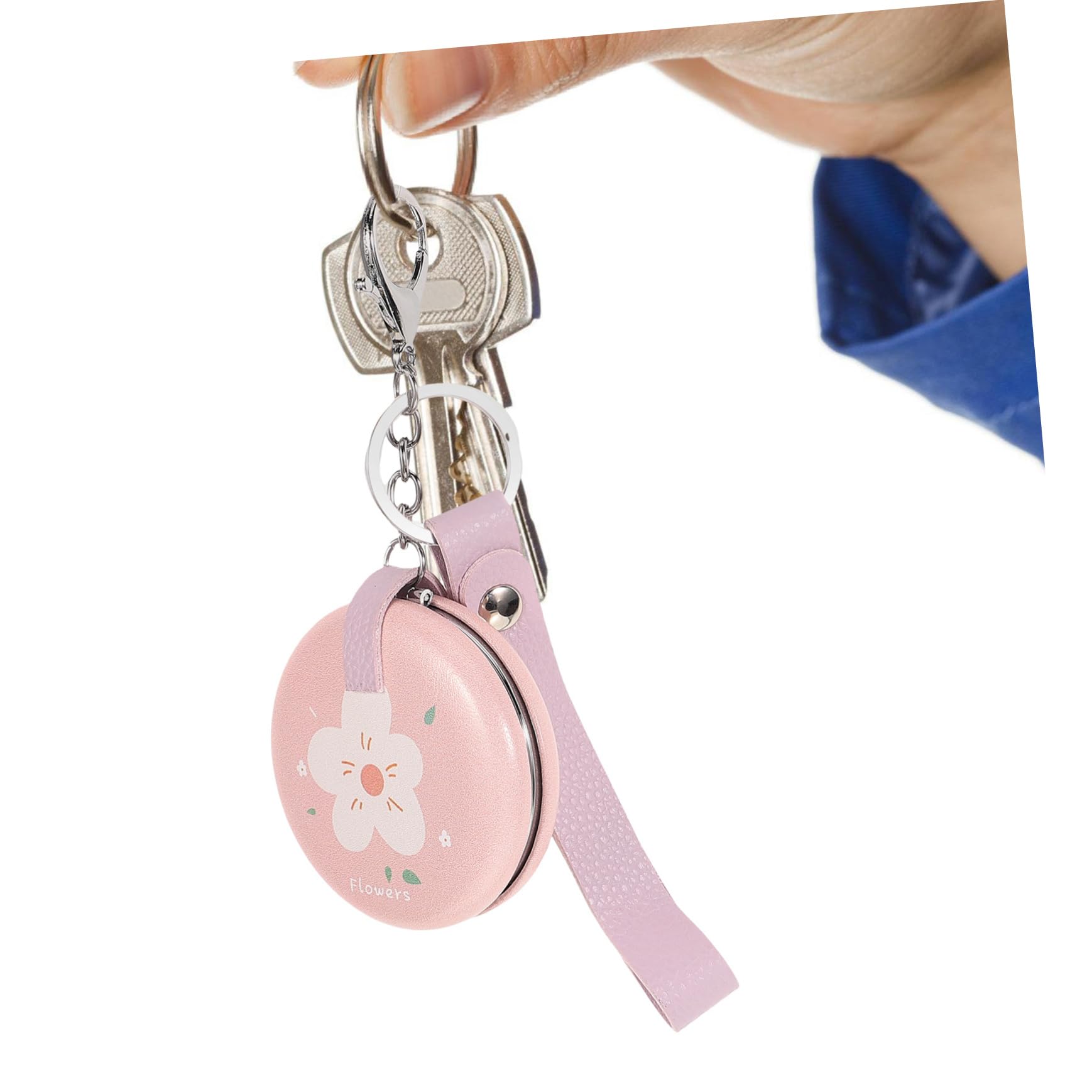Veemoon Mini Faltspiegel Schlüsselanhänger Kompakter Make Up Für Damen Für Zu Weihnachten Valentinstag Muttertag Reisen Partys
