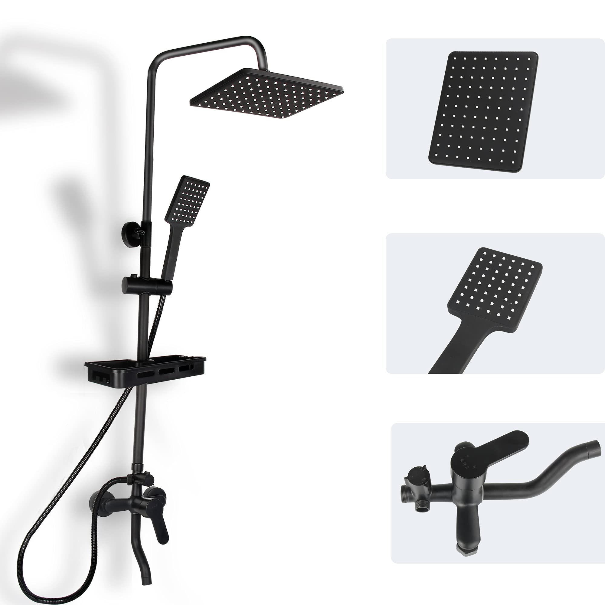 Buy The7boX Shower Set Mixer Shower Valve Kit Brass Diverter Bathroom