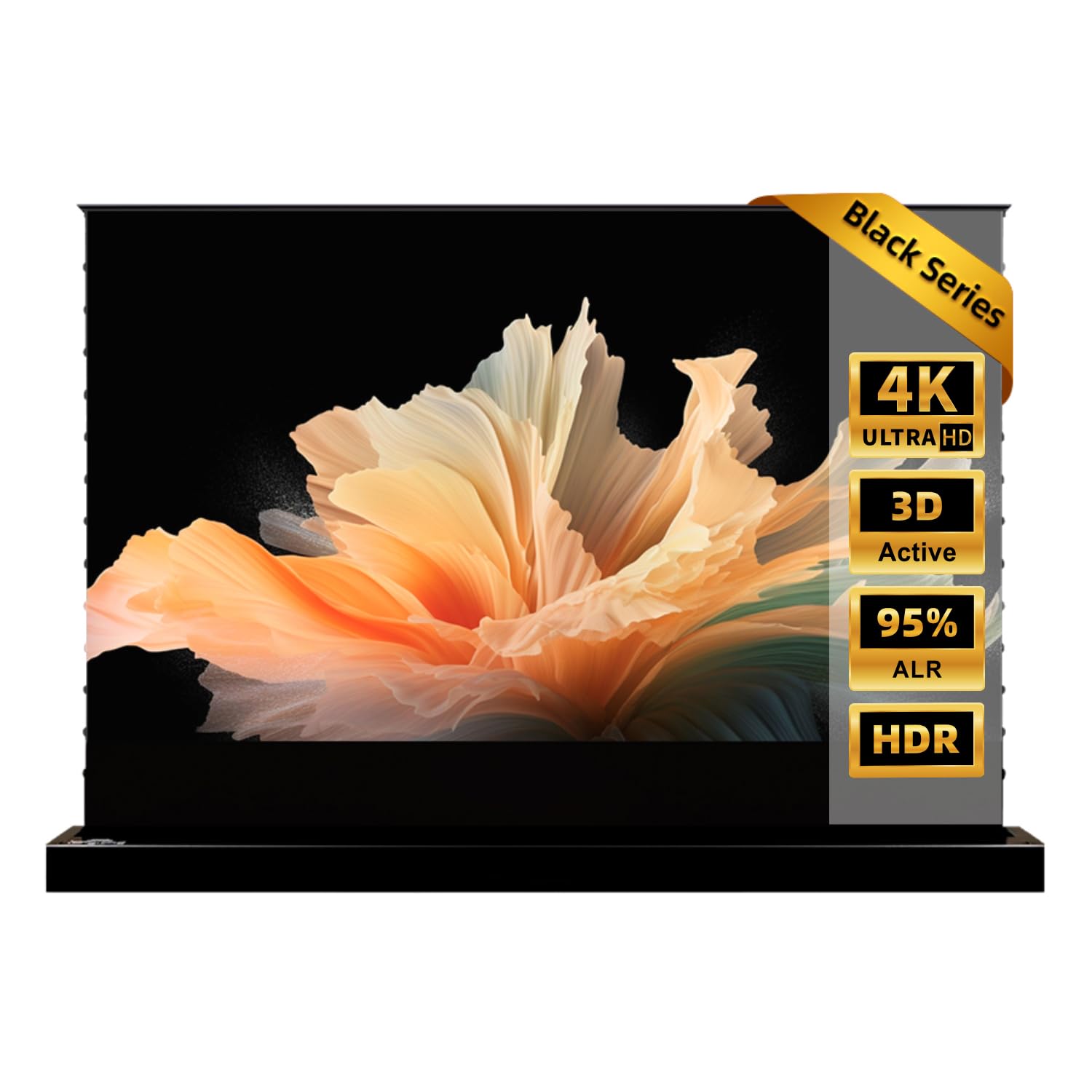 NothingProjector Projector Screen, 120 inch 4K UHD, Ambient Ceiling Light Rejecting ALR, Motorized Floor Rising Standing, 16:9, Projection for Ultra Short Throw Projectors, No Installation