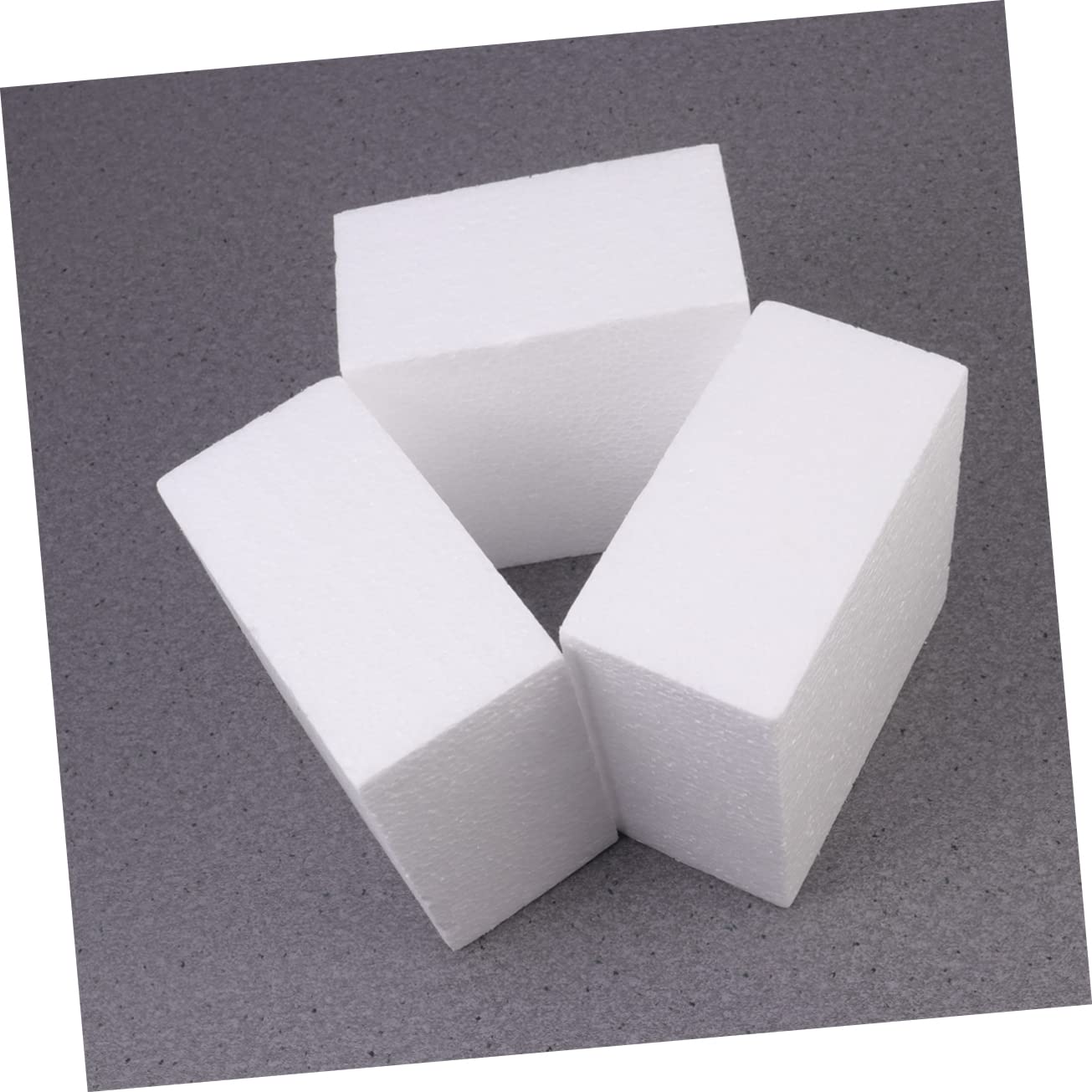 Bloc de Mousse Polyurethane Blanc 24 Pcs pour Pratique de Ambiance Noël