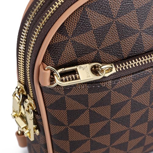 Image of INICAT Small Travel Purse,Anti Theft Crossbody Bag for Women | RFID Blocking, 8 Card Slots,Secure Back Zipper Pocket,Sling Style