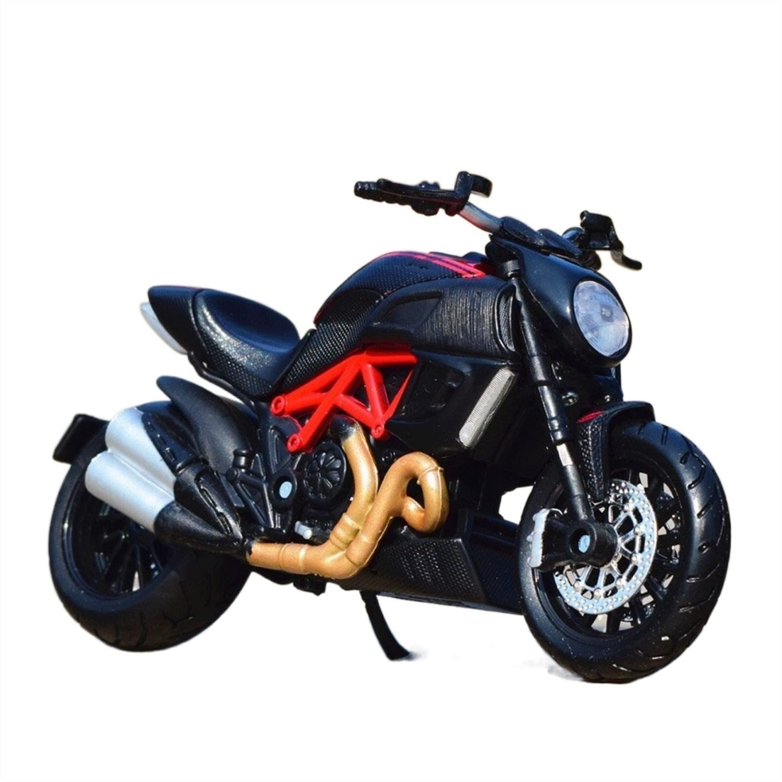 SEYXF Motorbike Toy Motorcycle Collection Model for Ducati Diavel Carbon Alloy Diecasts Birthday Gift Toys 1/18