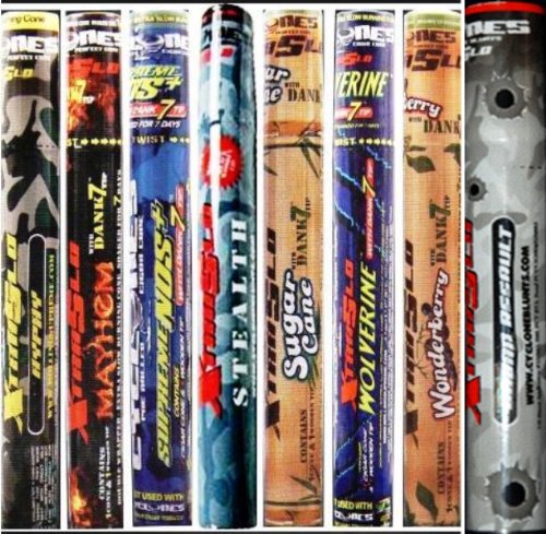 Cyclones xtra slo conos pre enrollados de varios sabores con boquilla de madera dank 7, 8 conos (8) por Trendz