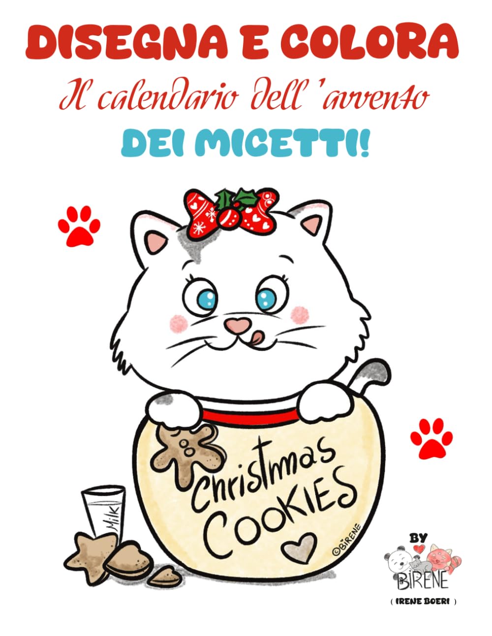 Disegna e colora il calendario dell’avvento dei micetti