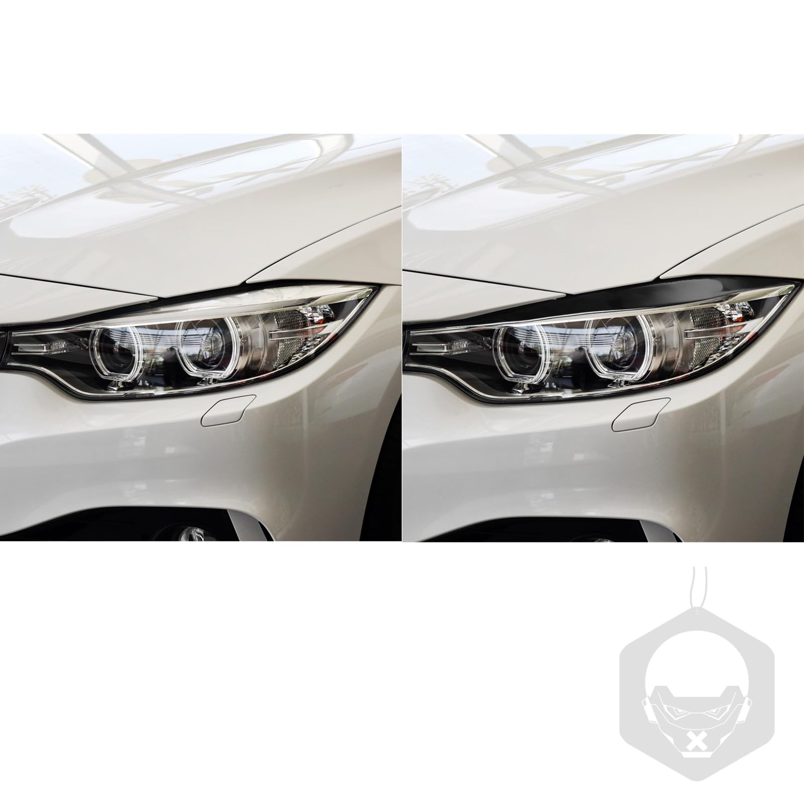 Cejas para Faros, Compatible con BMW M3 M4 F80 F82 F83 F32 F33 F36 4 Series, recambios para automóviles,Carbon Fibre
