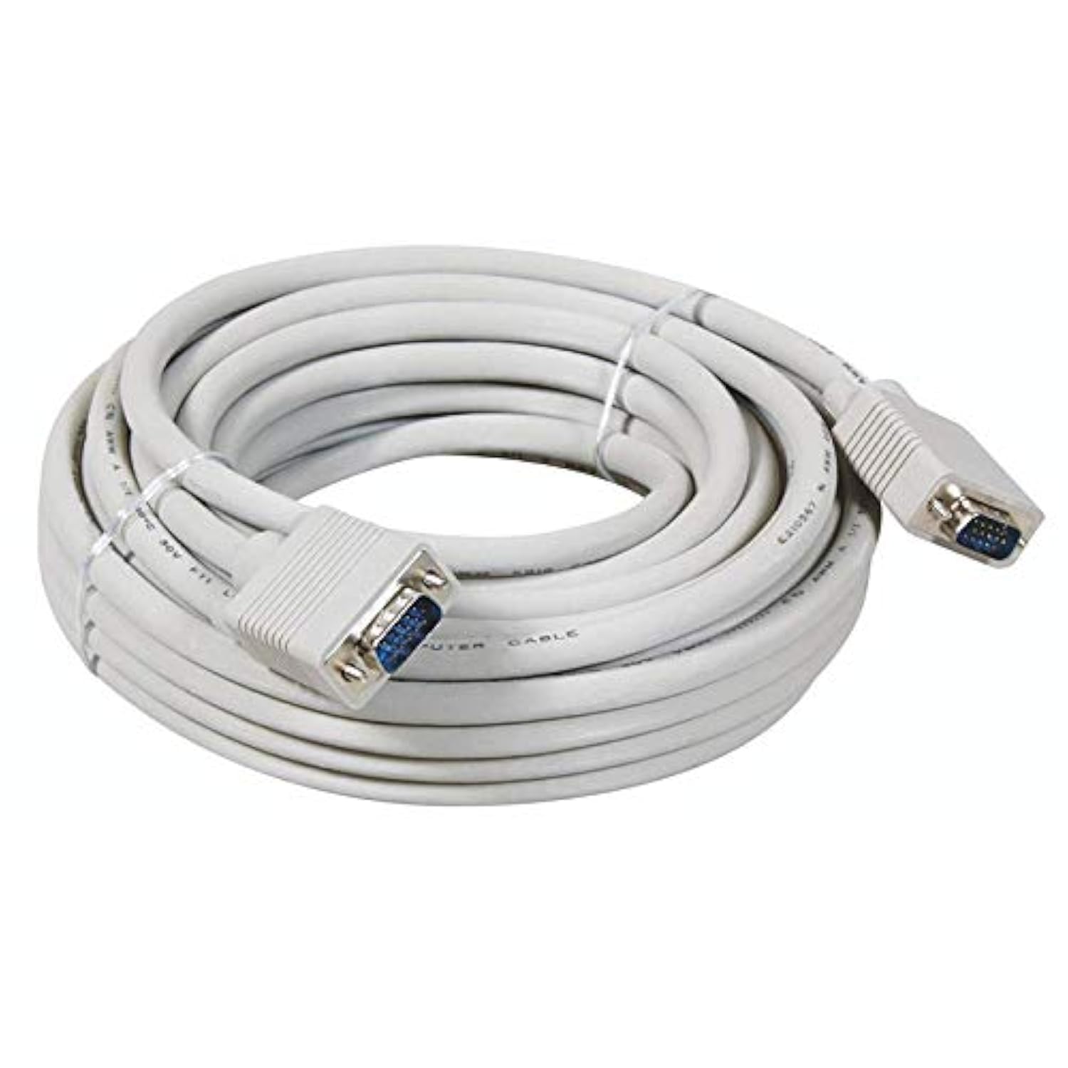Terabyte Male to Male VGA Cable 30 M,Support PC/Monitor/LCD/LED,Plasma,Projector,TFT. VGA to VGA Converter Cable,White (B08RN47VYV) Amazon Price History, Amazon Price Tracker