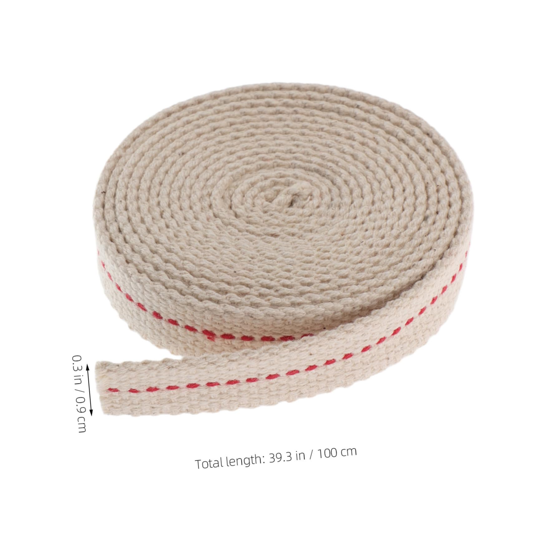 BCOATH 2rolls Flat Cotton Wick for Oil Lamps Pure Cotton Replacement for Kerosene Lanterns for Outdoor Camping Vintage Oil Lamp Use