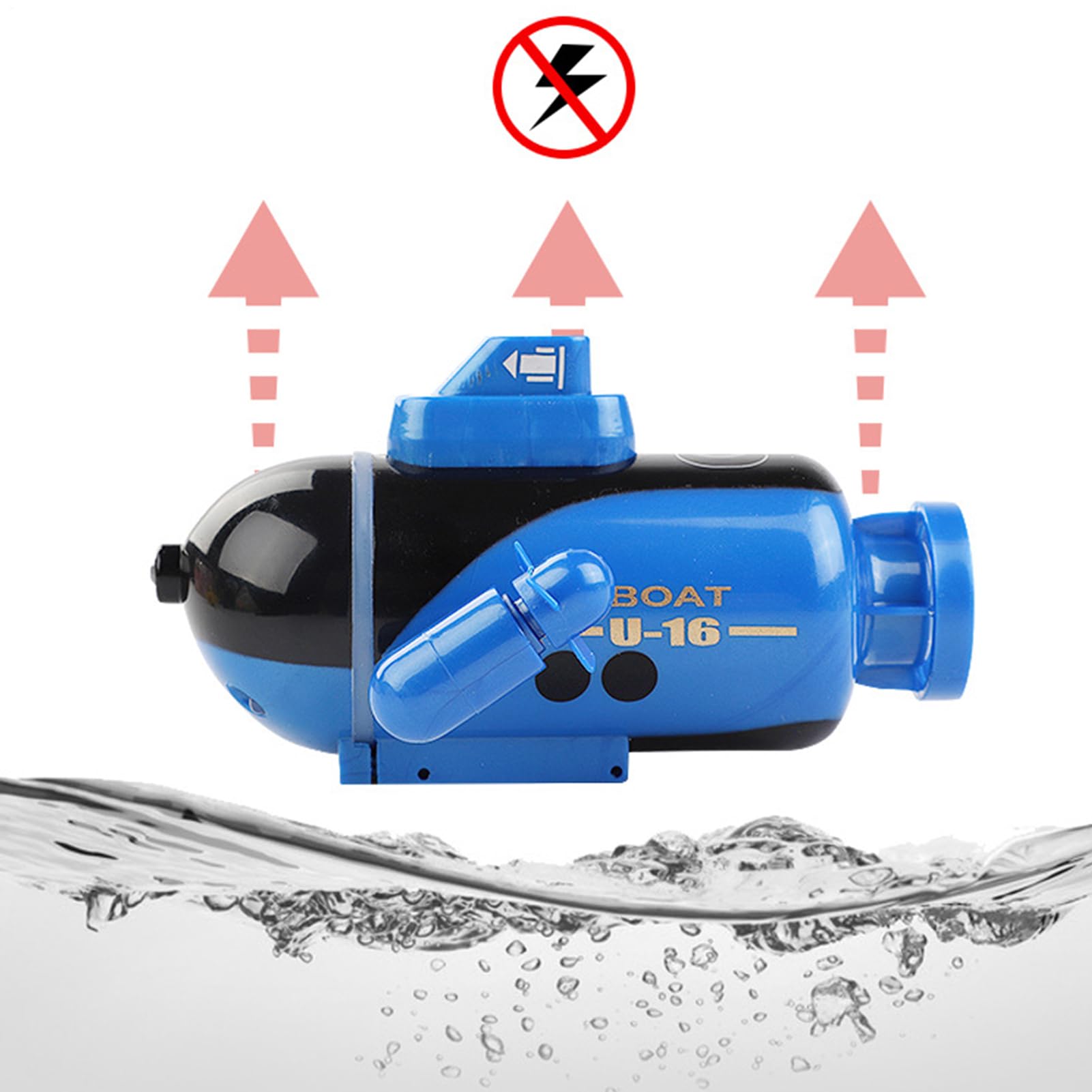 Barche RC per bambini, Barca telecomandata per bambini - Giocattolo da sub per ragazzi - Sottomarino elettrico ricaricabile USB resistente all'acqua per immersioni subacquee per vasche da bagno, acqua