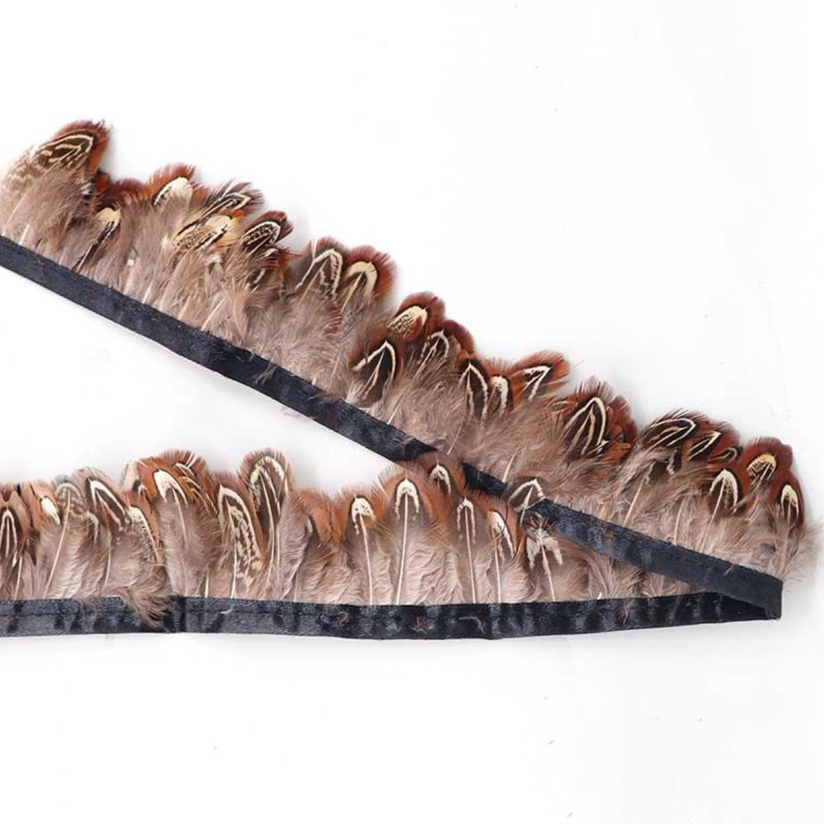 10 Metri/Lotto di Mandorle Naturali a Collo Alto Piume di Fagiano Trim Nastro Guarnizioni di Piume per L'artigianato Fai da Te Plumas-Royal Blue