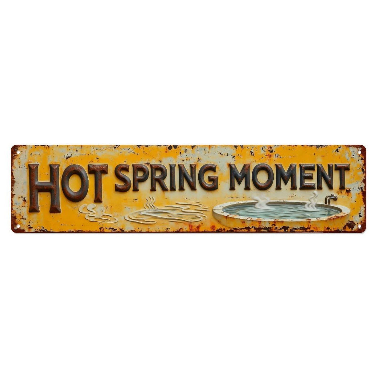 Hot Tub Time Sign Metal Tin Sign Plaque