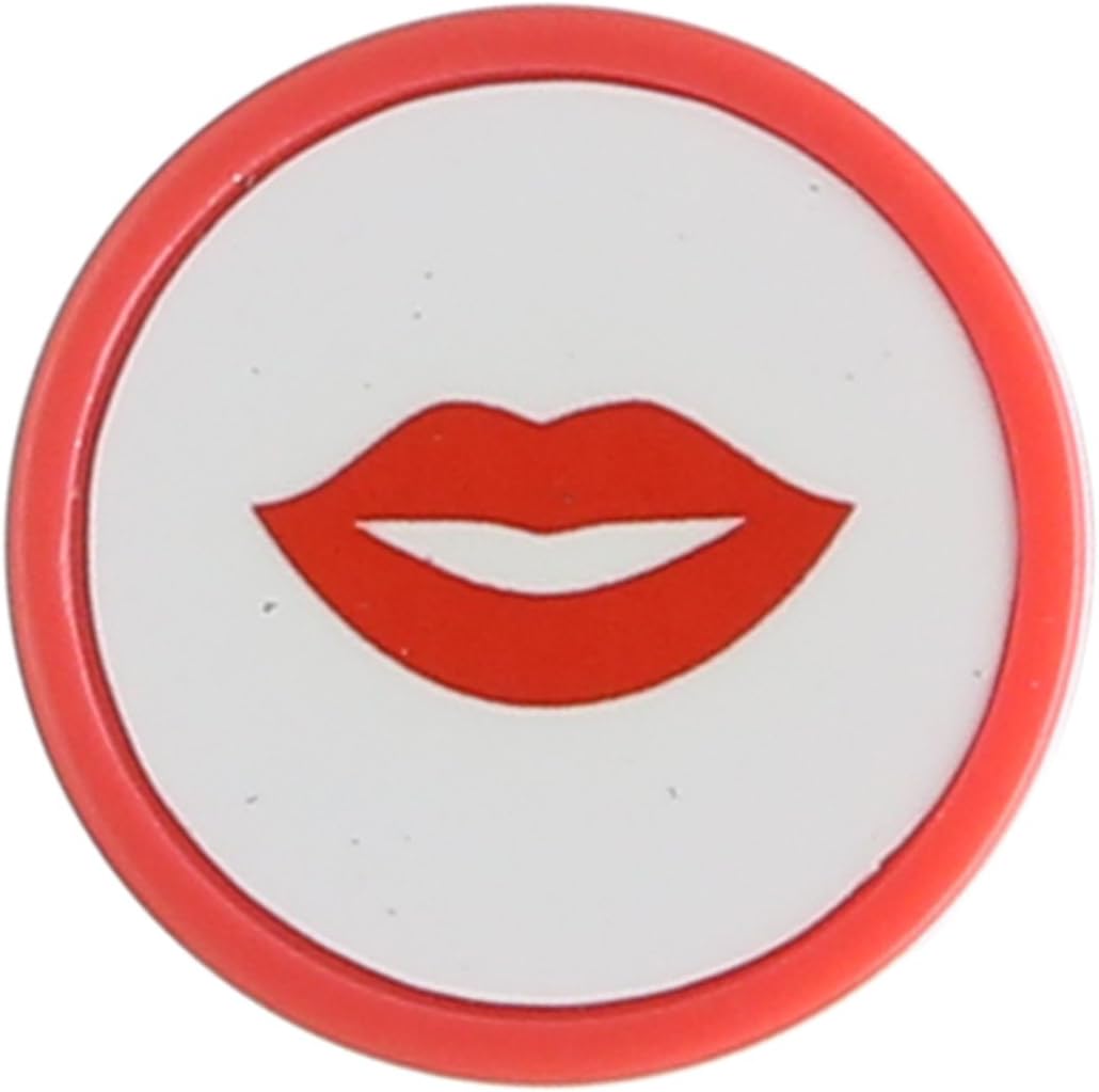 Asbri Golf Lips Ball Stamper - Red image 2