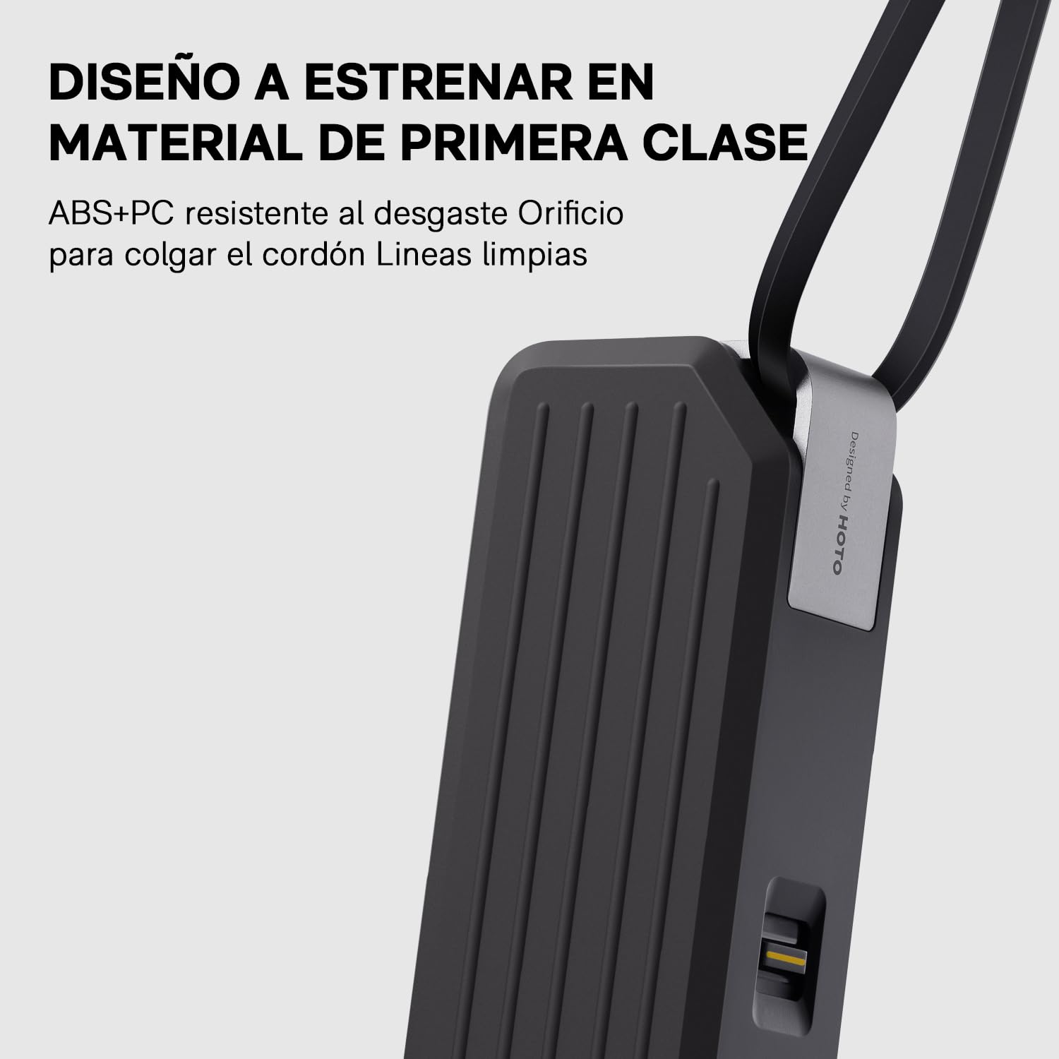 HOTO Medidor Láser Pro con Bluetooth, USB-C Recargable, 5 Modos, Pantalla LED a Color, 850 mAh, 0.05-50m, Unidad M/Ft/in, Herramienta de Medición Láser de Alta Precisión con Regla Virtual