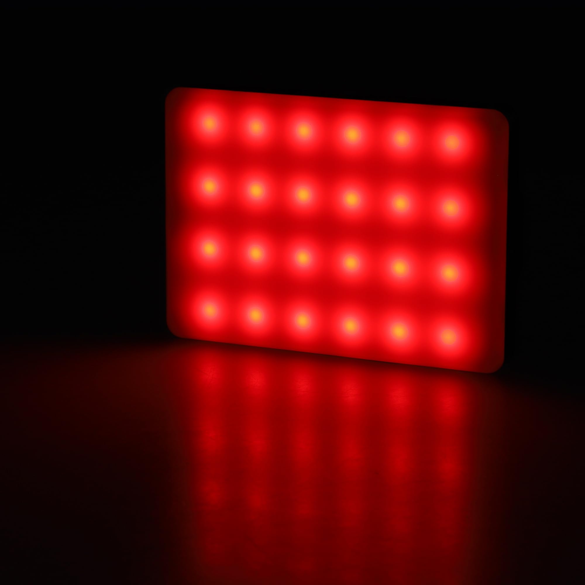 ayex SL60AI - Luce LED per smartphone USB ricaricabile, illuminazione perfetta di ritratti, immagini di prodotti, Vlogs, selfies o Livestream, dimmerabile, 3200-5600k, 60 perline LED