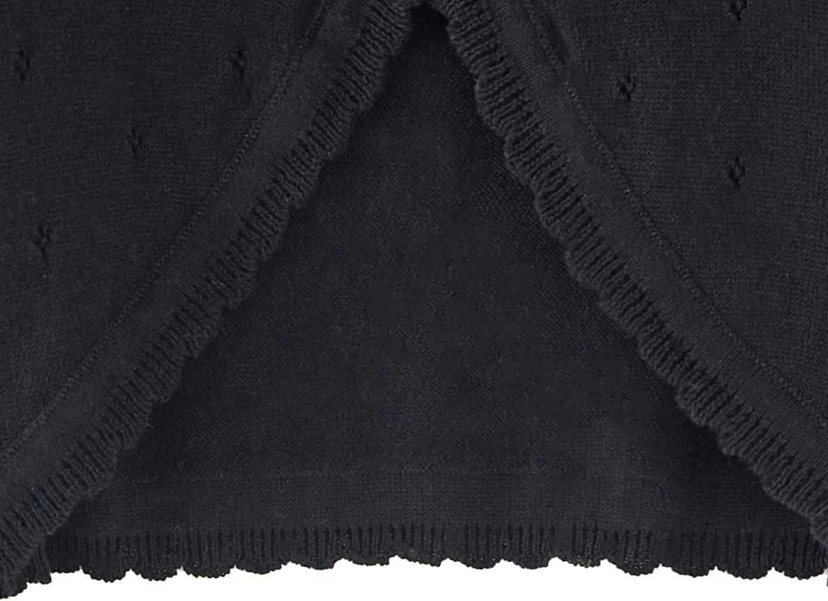 Toddler Girls Cardigan Sweater Bolero Shrug Baby Kids Long Sleeve Cropped Dress Up Button Closure Jacket Tops - Image 5