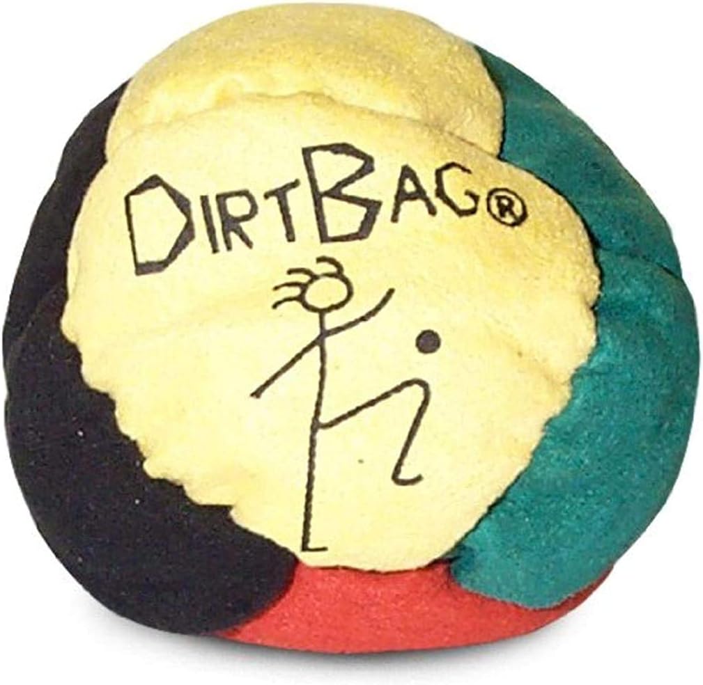 World Footbag Dirtbag Hacky Sack Footbag, Red/Black : Toys & Games