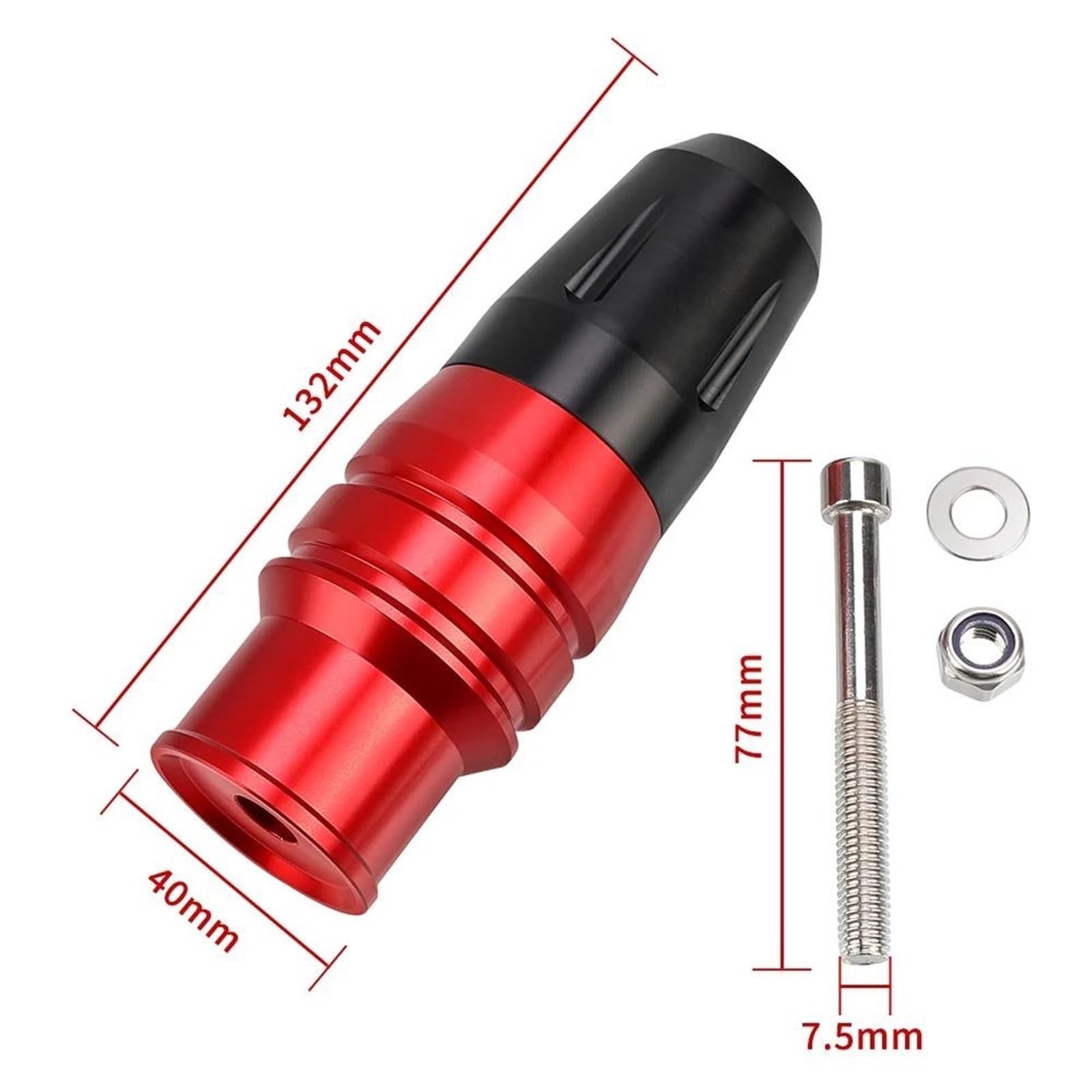 D'Échappement Protections D'échappement Moto pour pour Z500 pour Ninja500 pour Ninja500SE 2024-2025 Cadre Protection Contre Les Chutes Tampons Protection Anti-Chute Moto