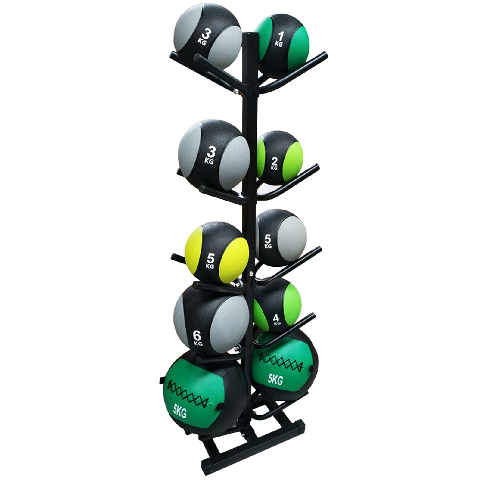 Buy 10 Tier Medicine Ball Exercise Ball Storage Stand, Metal Space