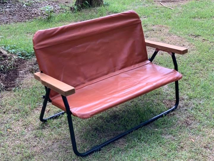 【超レア】本革＆天然木 鹿ベンチ専用カスタムカバーセット ライトブラウンレザー 超レア】 本革＆天然木 鹿ベンチ専用カスタムカバーセット ライト