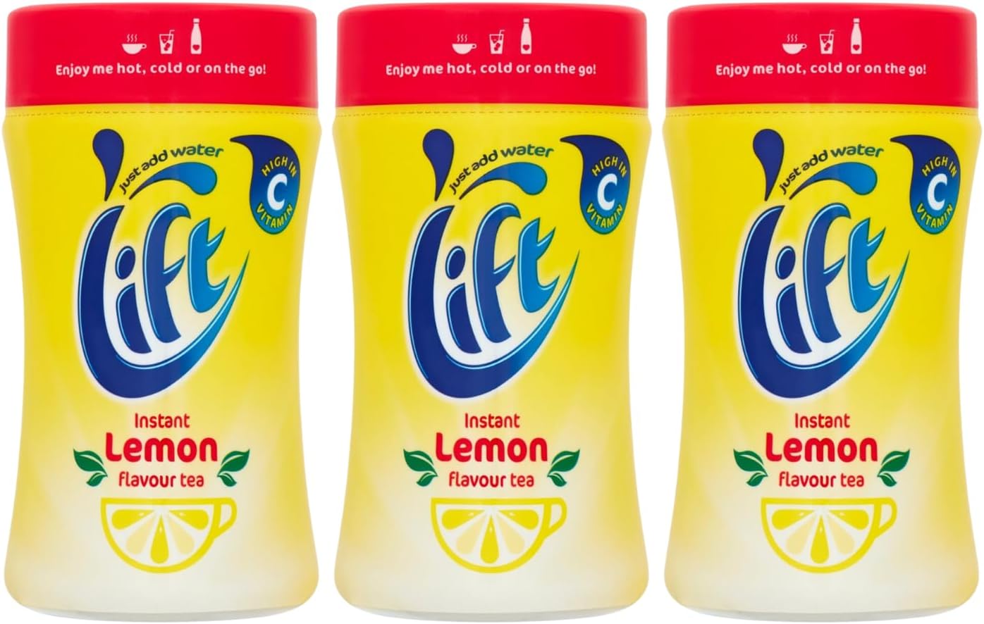 Instant Lemon Flavour Tea: Energise Your Day, 150g x3