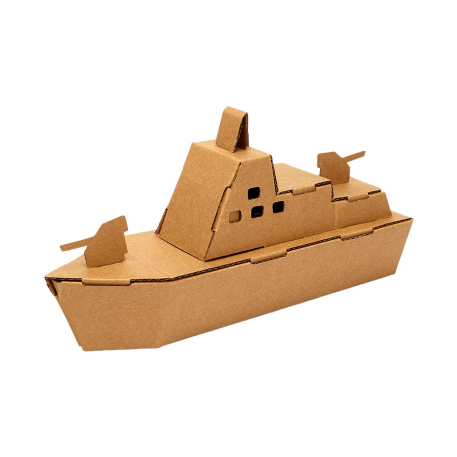 Paper House - Cardboard Coloring Playhouse, Parent-Child Interactive Paper House Toys, Papers Toys DIY Making, DIY Cardboard Model Making For Kids, Classroom, Home, Christmas