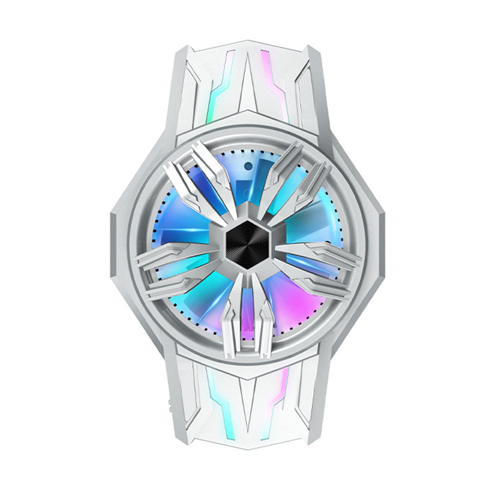 S1-3030 Semiconductor Cell Phone Cooler RGB Mobile Phone Radiator Mini Smartphone Cooling Fan Low Noise for Game Movie Live Streaming Vlog Support 68-9m Wide Phones-image-49