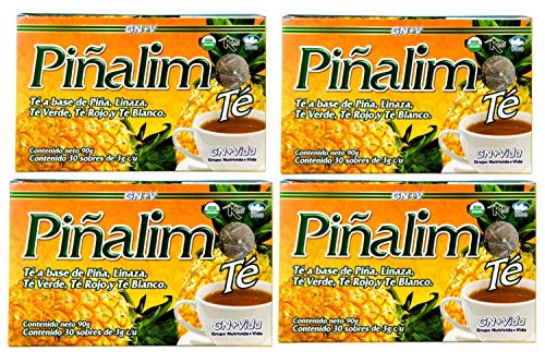 4 Boxes Te Pinalim Tea GN+Vida Weight Loss Tea Diet 120 Day Supply