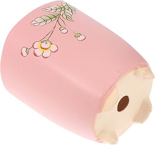 Cabilock Mini Vaso de Suculentas com Padrão de Flores Vaso de Cerâmica Vaso de Porcelana Vintage para Quarto do Bebê da Fazenda Vaso de Flores para Mesa Decoração Rosa