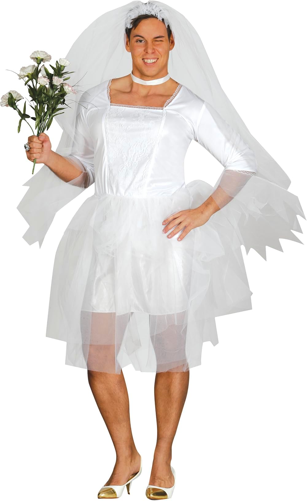 Guirca 84395 Adult Costume, White, L
