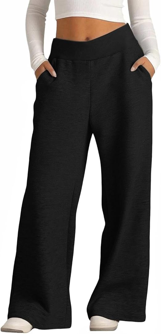 Wide Leg Sweatpants Women High Waisted Baggy Joggers Loose Fit Athletic Sweatpants Soft Lightweight Joggers 2025