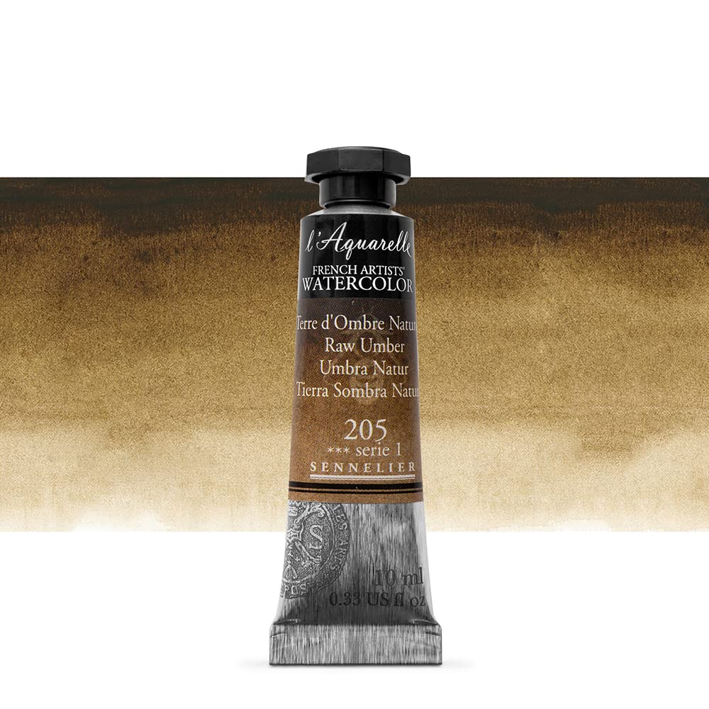 Sennelier Watercolour 10ml Tube S1 - Raw Umber (205)