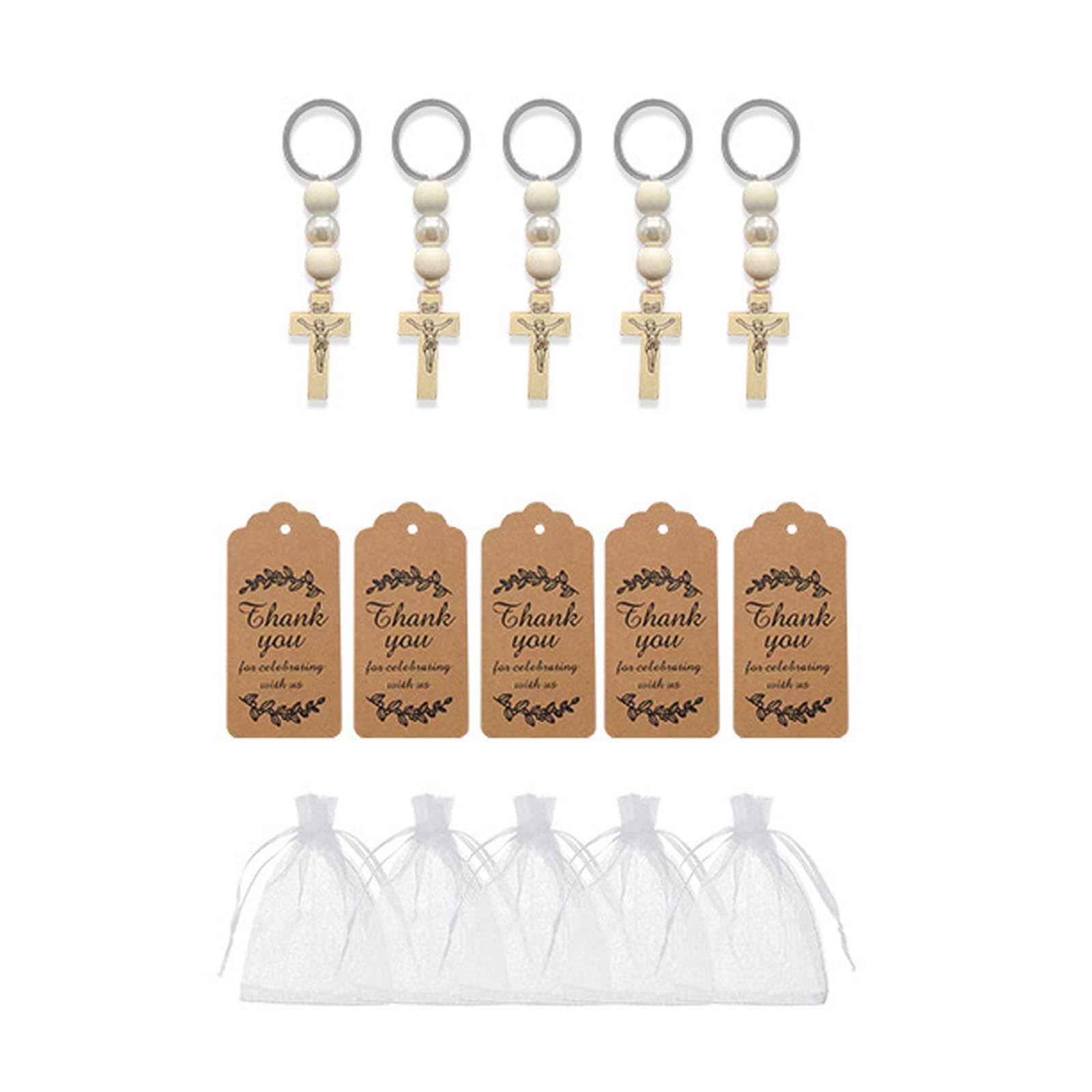 WGBOSMG Commemorative Crosses Keychain for Religious Event Gatherings Decorative Accessory Party Souvenir Accessories Family