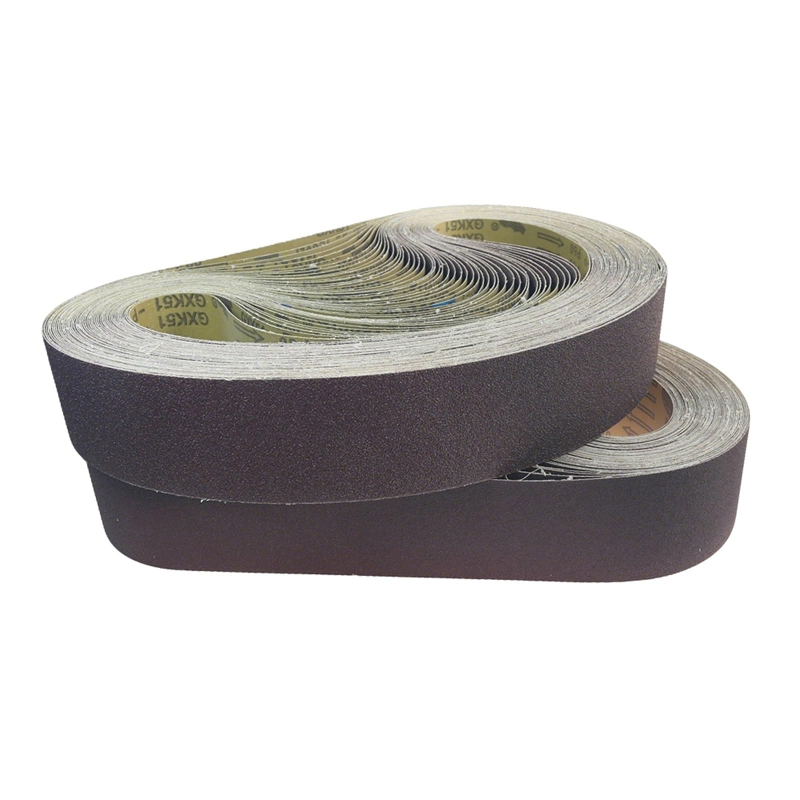Nastri abrasivi da 20 pezzi/pacco 1220 x 75 mm P60 P80 P120 for la molatura di metalli morbidi in legno(P120 x 20 pcs)