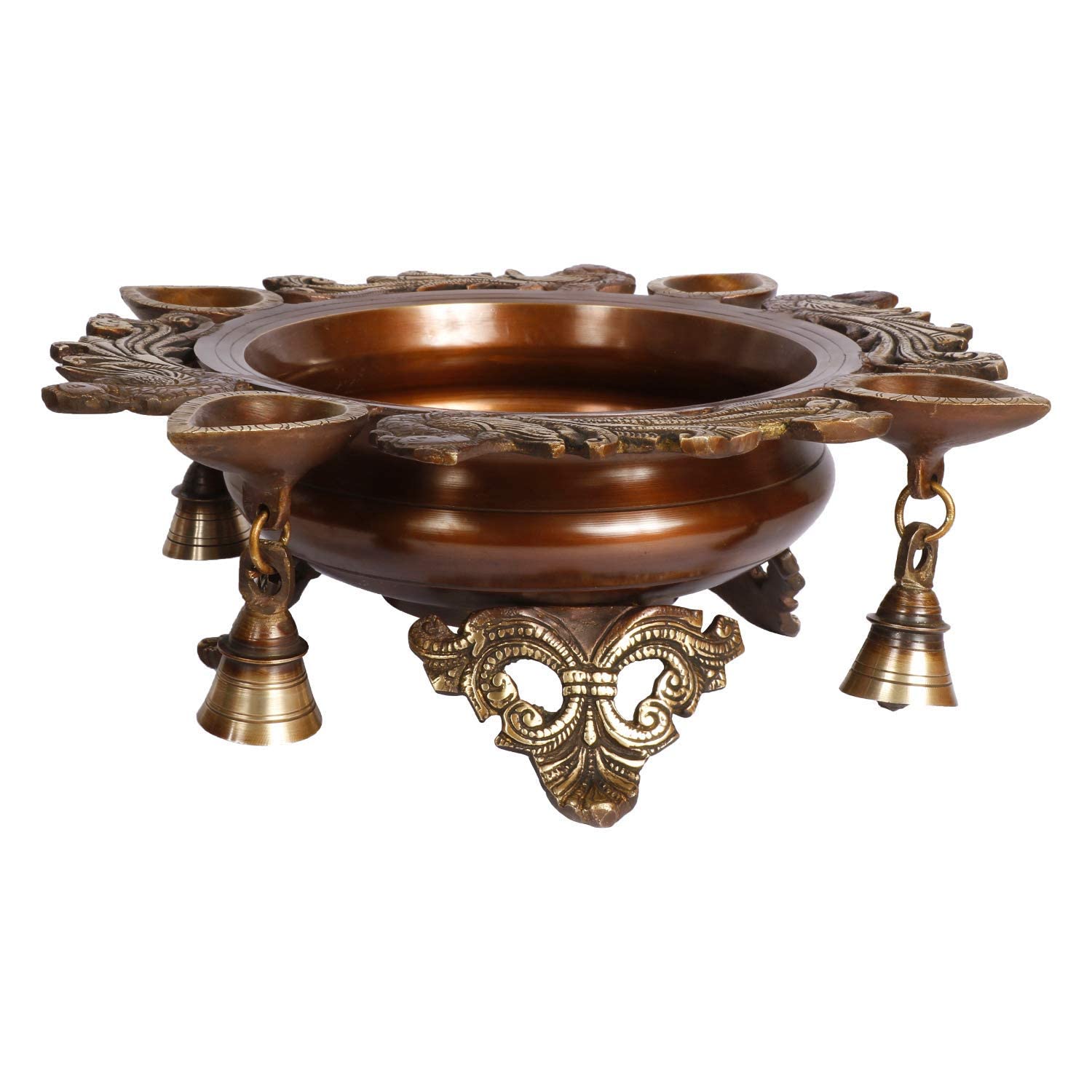 Urli traditionnel décoration maison grand plat pour bougies flottantes