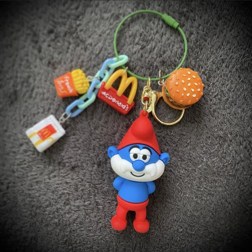 Amazon.co.jp: ハンバーガーキーホルダーキーホルダー