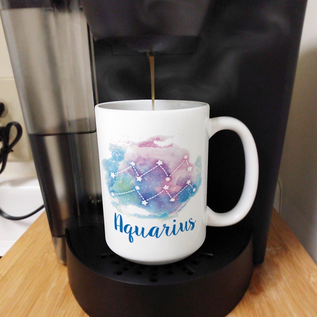 Amazon.com: ThisWear Zodiac Mug Aquarius Cup Aquarius Birthday Gifts Star  Astrology Gifts 15oz Ceramic Coffee Mug with Handle : Home & Kitchen