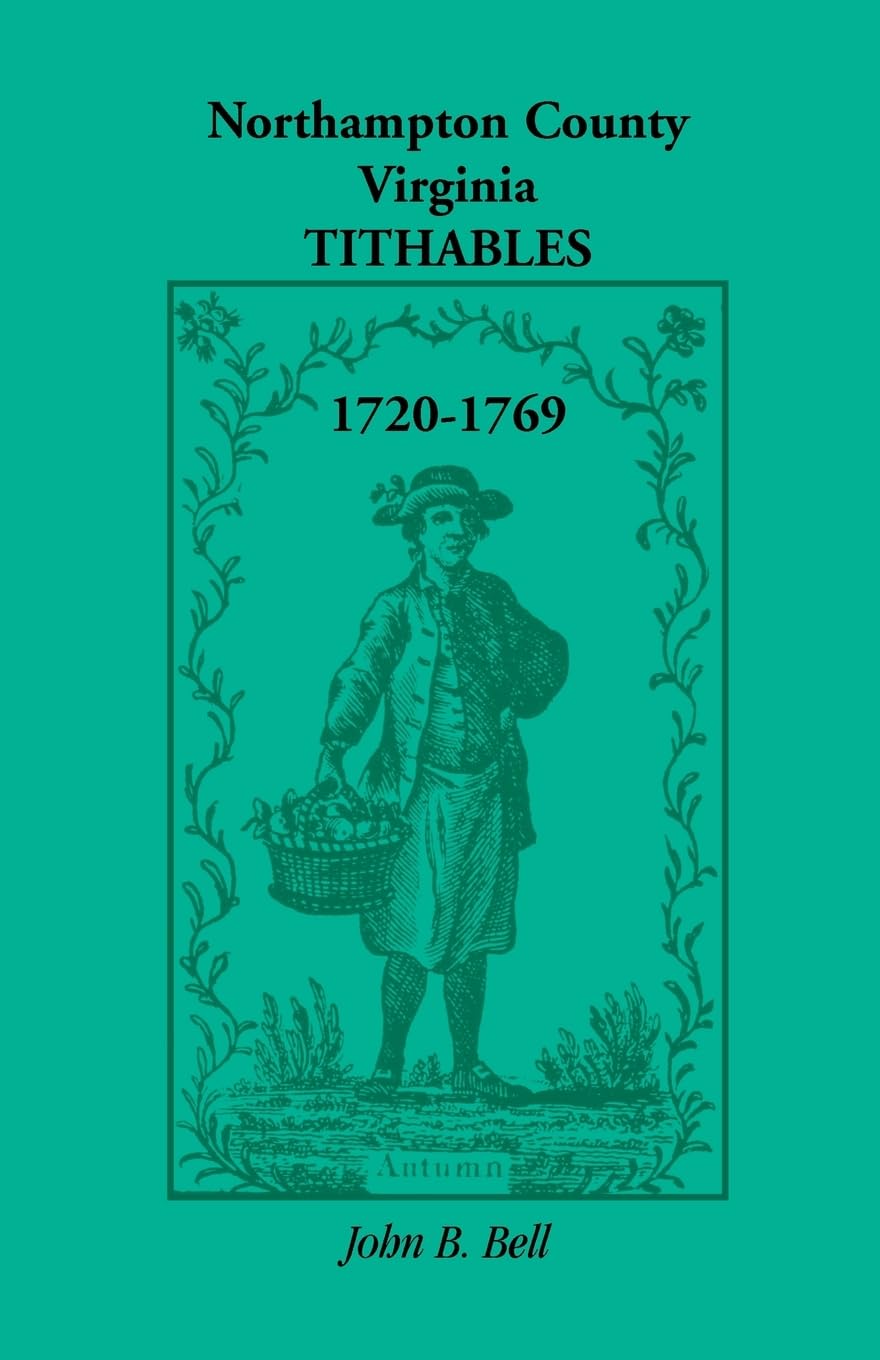 Northampton County, Virginia, Tithables, 1720-1769