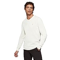 Polo Club Maglione Scollo a V Maniche Lunghe Borgogna Uomo Maglioni Pullover V