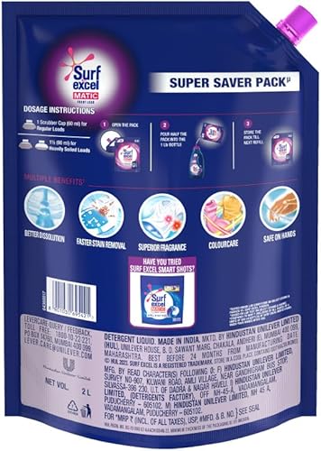 Miniatura 2 de Bolsa de detergente líquido Matic de carga frontal - 2 L