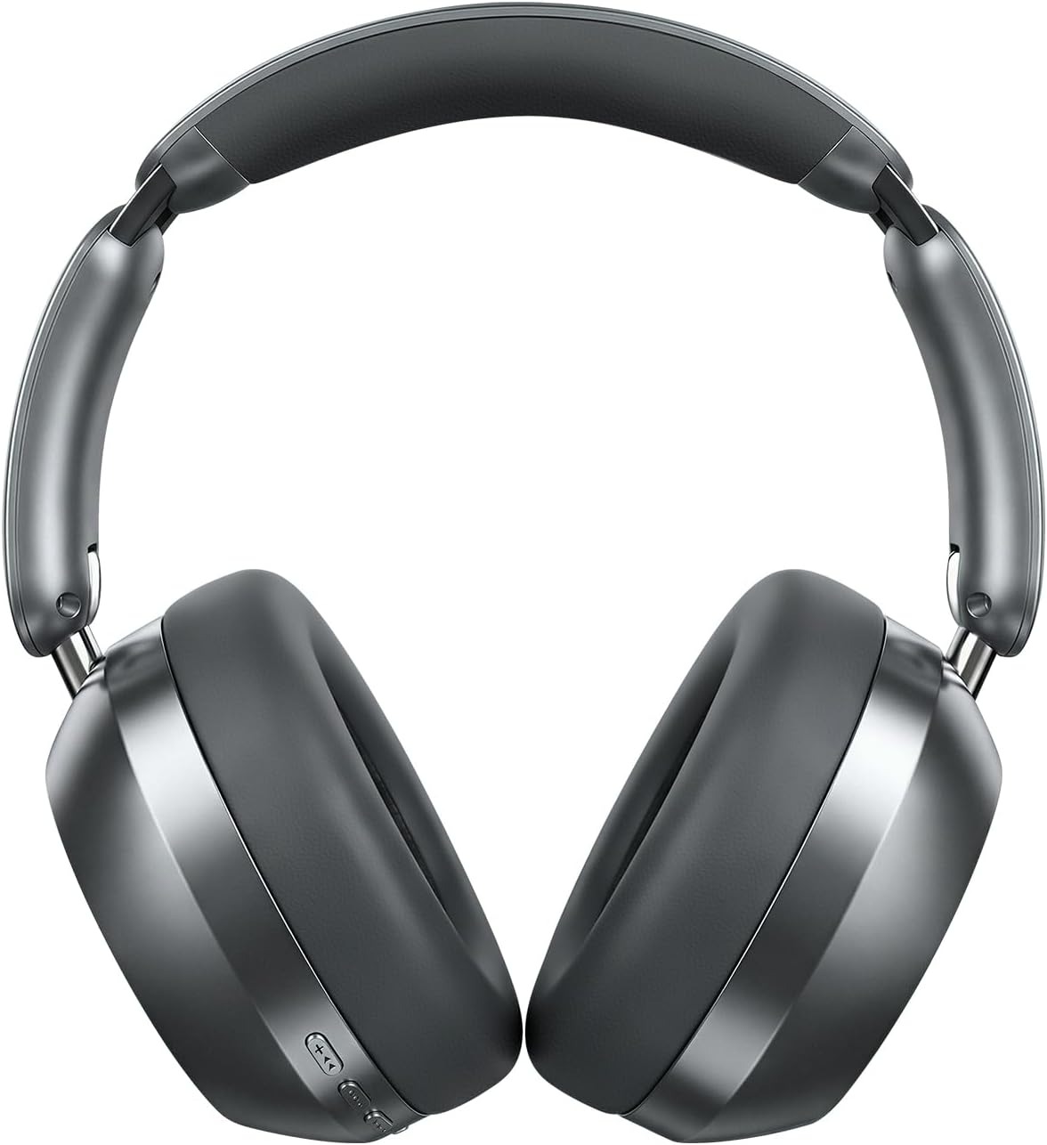 Wentronic Y04 Bluetooth Headphones Active Noise Cancelling Wireless Over Ear Headphones Foldable High Sound Quality Headphones with Soft Ear Cushion for Travel – Grey