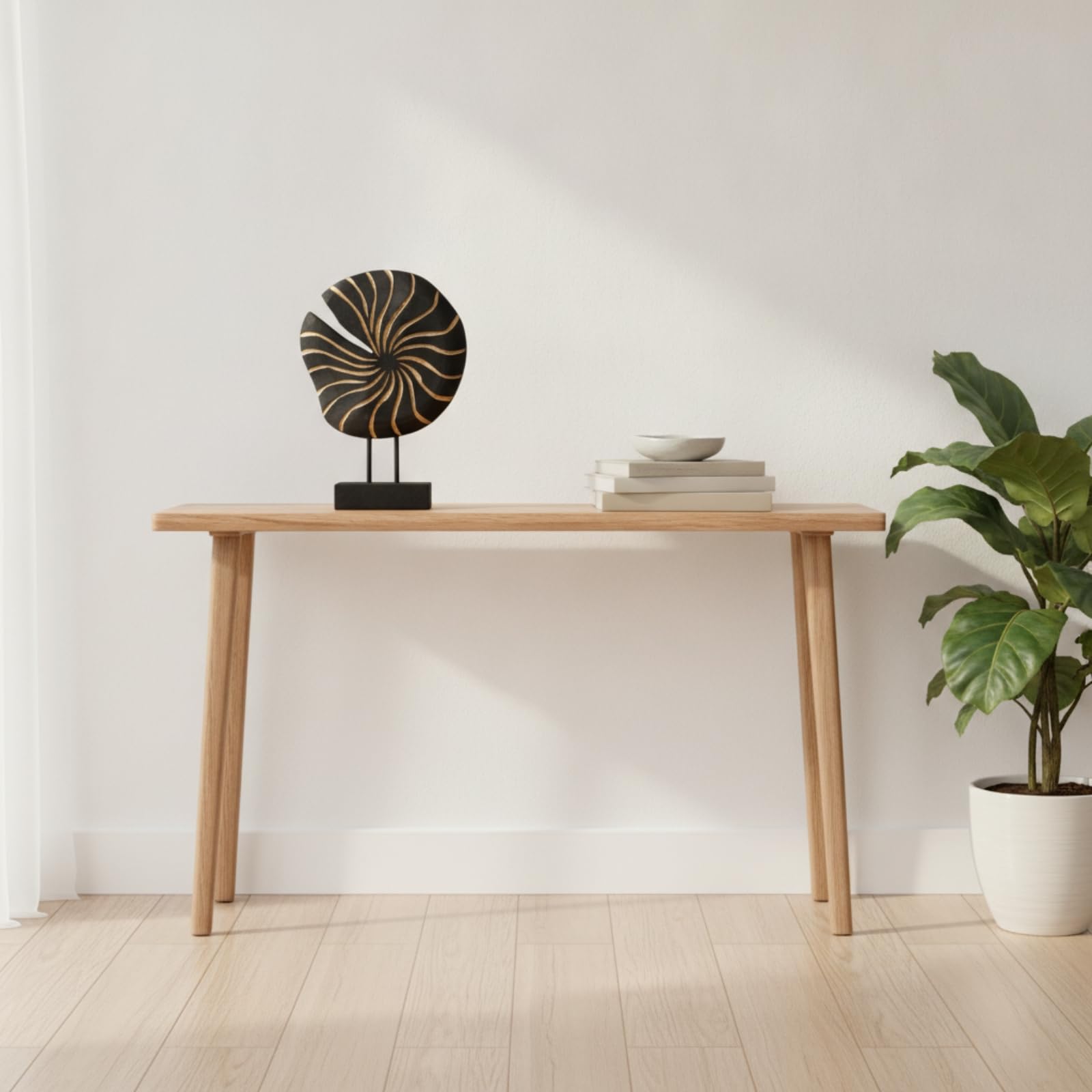Baoblaze Decorazione da Tavolo Scultura Sun Disk Ornamento Circolare Radiale Supporto Resina Elegante Base Ebano Adatta per Soggiorno Ufficio Ingresso Cm25x9x36