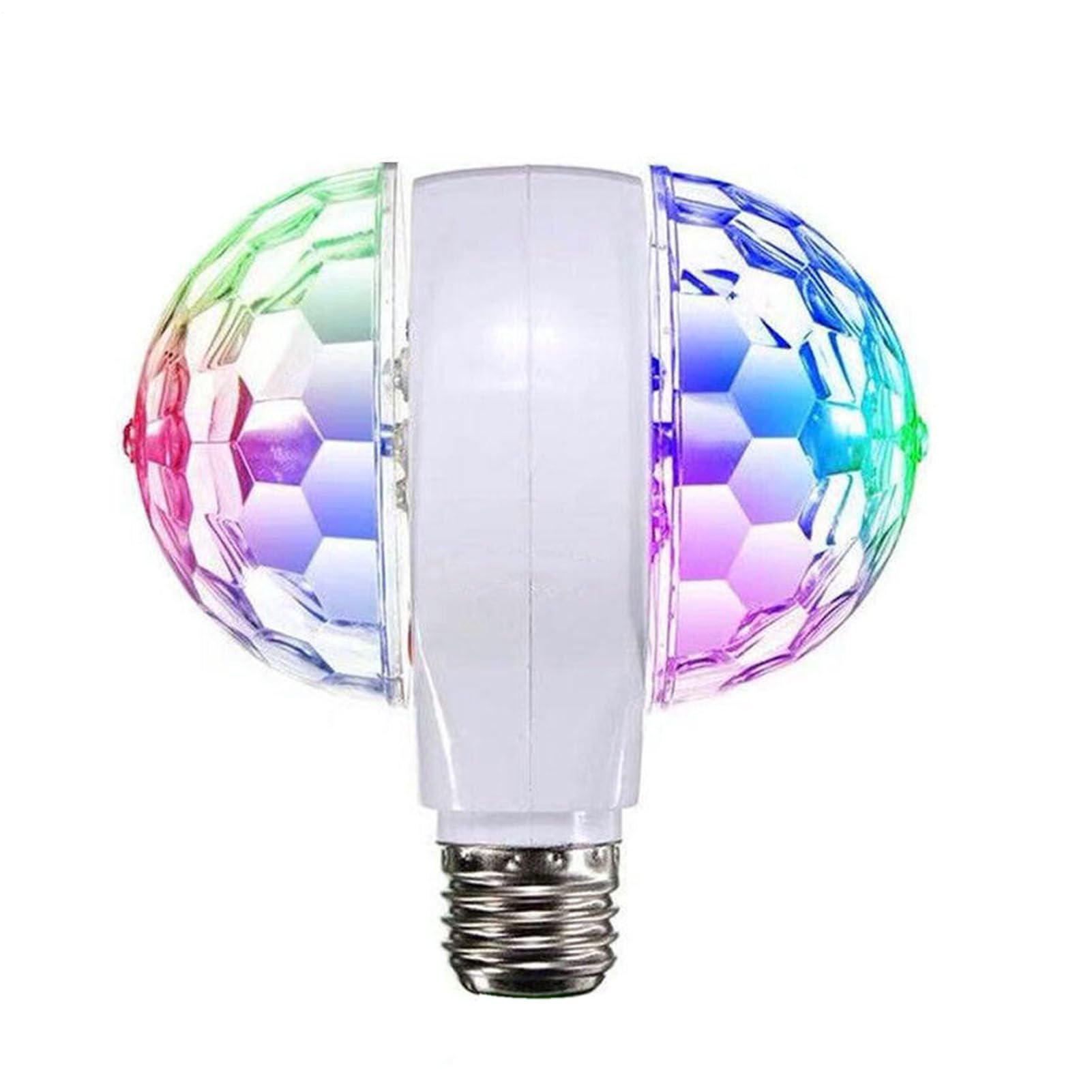5 Ampoule rotative de Couleur | Ampoules de fête LED Ampoule stroboscopique colorée | Lumières colorées d'étape de Multi Cristal d'ampoule de Stroboscope de LED pour la discothèque, Barre