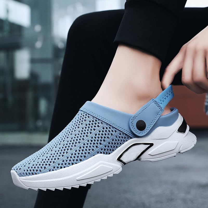 Men'S Orthopedic Hollow-Out Summer Sandals,Lightweight Trail Walking Sandals,Comfy Slip On Walking House Slippers Diabetic Home Garden Slides Shoes3