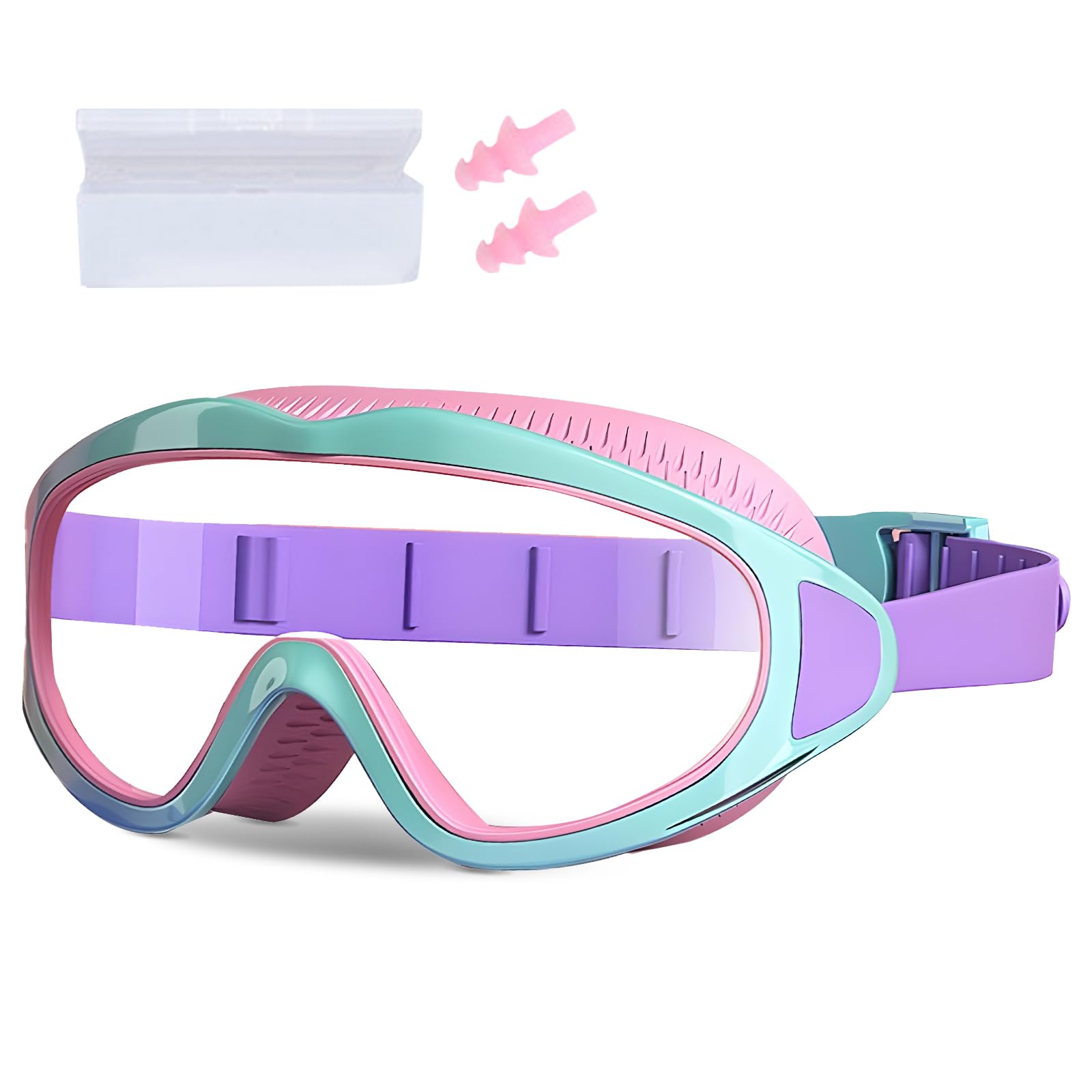 Gafas de natación para niños, gafas de buceo para niños de 10 años, gafas de buceo para niños de 6 años, silicona suave, gafas de buceo para niños de 4 años, impermeables y antivaho, gafas de buceo